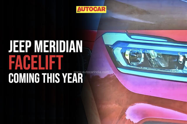 Jeep Meridian facelift teased, launch confirmed for 2024